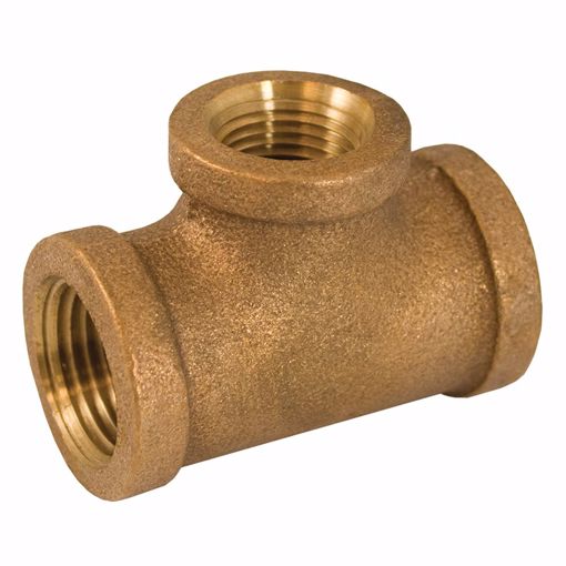 Picture of 1/2" x 3/8" Bronze Reducing Tee