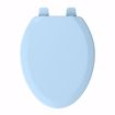 Picture of Regency Blue Deluxe Molded Wood Toilet Seat, Closed Front with Cover, Elongated