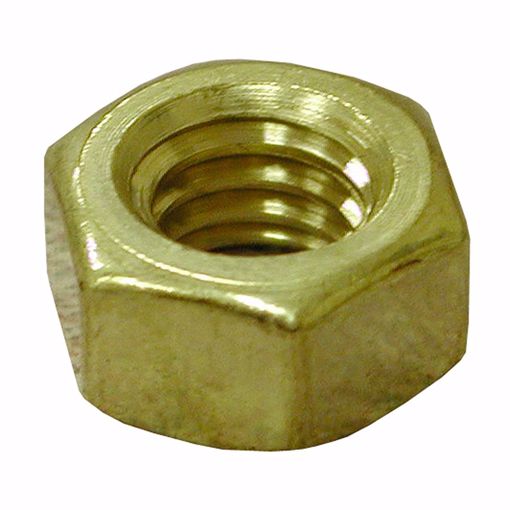 Picture of 5/16"-18 Brass Heavy Hex Jam Nut