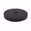 Picture of 4" Adjustable Push-On Cleanout for Cast Iron Pipe with 6-3/16" Cast Iron Cover with center screw - Height 4-7/8" - 5-3/4"