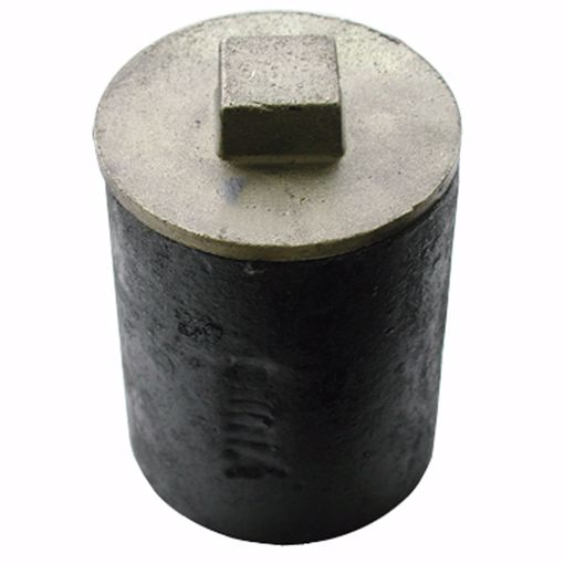 Picture of 2" Service Weight Cleanout Ferrule With 1-1/2" New Orleans Code Plug - 3" Height