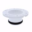 Picture of 4" x 3" PVC Plastic Two Finger Closet Flange