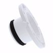 Picture of 4" x 3" PVC Plastic Two Finger Closet Flange