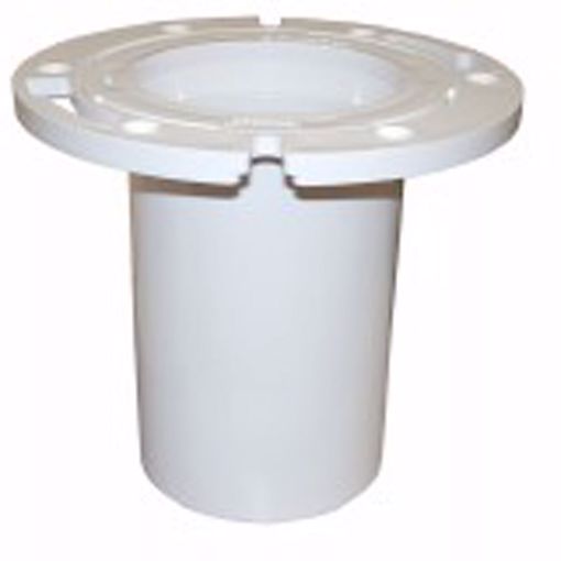 Picture of 3" x 4" PVC Closet Flange with Adjustable Plastic Ring