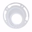 Picture of 3" x 4" PVC Four-Way Offset Closet Flange