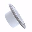 Picture of 3" x 4" PVC Closet Flange with Stainless Steel Ring less Knockout