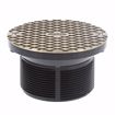 Picture of 4" LevelBest® Complete Pipe Fit Cleanout System with 3-1/2" Plastic Spud and 5" Nickel Bronze Round Cover