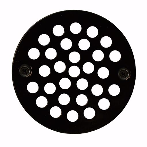 Picture of Black 4-1/4" Round Stamped Strainer