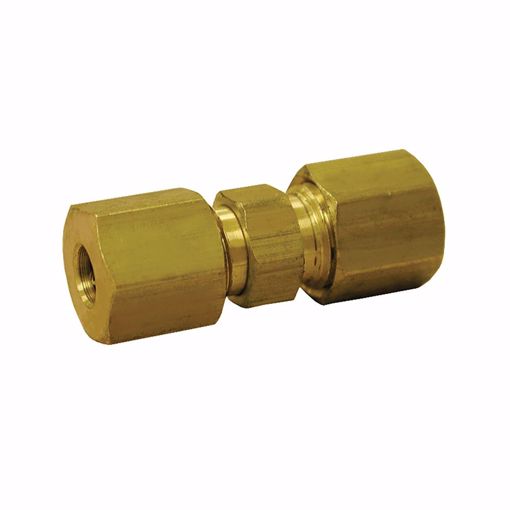 Picture of 3/16" Brass Compression Union