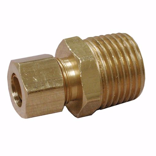 Picture of 7/8" x 1/2" Brass Compression x MIP Connector