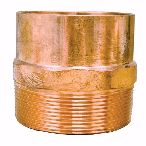 Picture of 4" C x MIP Wrot Copper Male Adapter