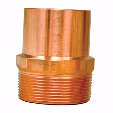 Picture of 1/2" Ftg x MIP Wrot Copper Male Adapter