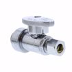 Picture of 1/2" x 3/8" OD COMP PlumBite® Push On Supply Stop, Straight