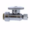 Picture of 1/2" x 3/8" OD COMP PlumBite® Push On Supply Stop, Straight