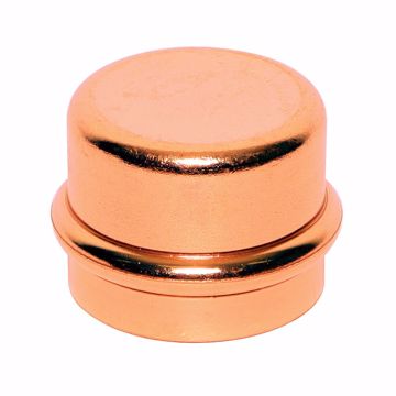 Picture of 2-1/2" Copper Press Cap