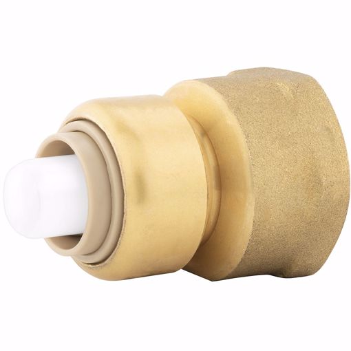 Picture of 3/8" x 1/2" FPT PlumBite® Push On Reducing Adapter, Bag of 1