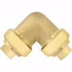 Picture of 1-1/2" PlumBite® Push On 90° Elbow, Bag of 1