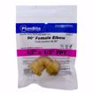 Picture of 1/2" FPT PlumBite® Push On 90° Elbow Adapter, Bag of 1