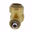 Picture of 3/4" x 1/2" x 3/4" PlumBite® Push On Reducing Tee, Bag of 1