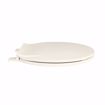 Picture of Bone Plastic Toilet Seat, Closed Front with Cover, Round