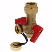 Picture of 3/4” SWT Tankless Water Heater Valve Service Kit with Pressure Relief Valve and Gas Connector