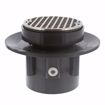 Picture of 4" LevelBest® Complete Heavy Duty Slab Drain System with 3" Plastic Spud and 5" Nickel Bronze Strainer