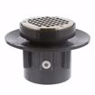 Picture of 4" LevelBest® Complete Heavy Duty Slab Drain System with 3" Metal Spud and 5" Nickel Bronze Strainer