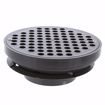 Picture of 3" x 4" Heavy Duty Traffic PVC Floor Drain with Sediment Bucket and 8-1/2" Pan