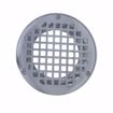 Picture of 2" Heavy Duty PVC Drain Base with 3-1/2" Metal Spud and 6" Chrome Plated Strainer