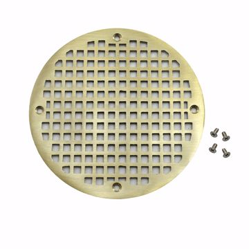 Picture of Nickel Bronze Full Grate Strainer for 2" Solvent Weld Floor Drain