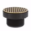 Picture of 3" x 4" LevelBest® Complete Pipe Fit Drain System with 3" Plastic Spud and 5" Nickel Bronze Strainer