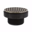 Picture of 4" LevelBest® Complete Pipe Fit Drain System with 3-1/2" Plastic Spud and 6" Nickel Bronze Strainer