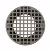 Picture of 2" Heavy Duty PVC Drain Base with 3-1/2" Plastic Spud and 5" Nickel Bronze Strainer