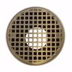 Picture of 3" IPS PVC Spud with 6" Nickel Bronze Strainer with Ring