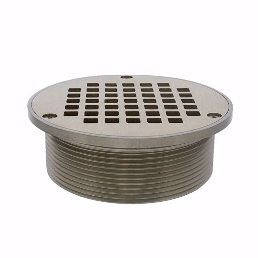 Picture of 4" IPS Metal Spud with 5" Nickel Bronze Round Strainer