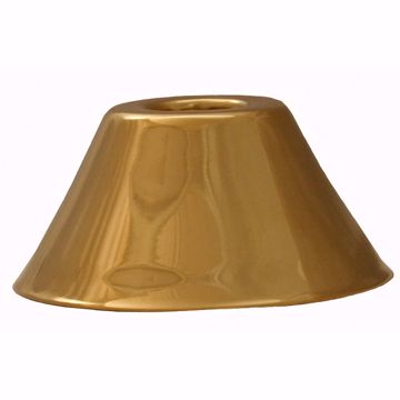 Picture of Polished Brass Escutcheon 1/2" IPS Bell Pattern 2-3/8" OD