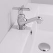 Picture of Chrome Plated Single Handle Basin Faucet, Heavy Pattern