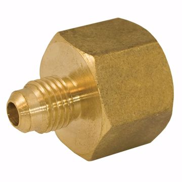 Picture of 1/4" x 1/8" Brass Flare x FIP Coupling