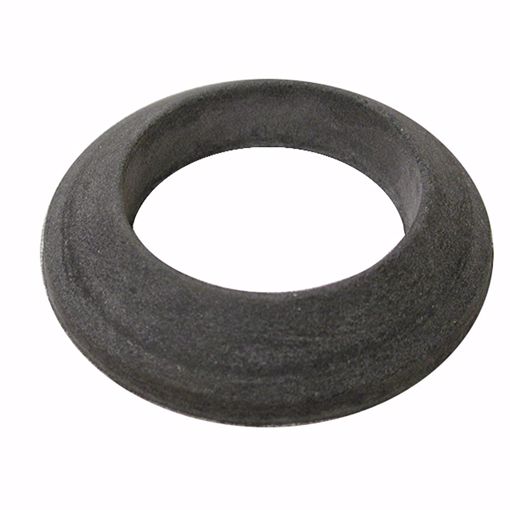 Picture of 6-3/4" x 3-1/2" x 1" Sponge Closet Gasket with 2 Bolt Holes