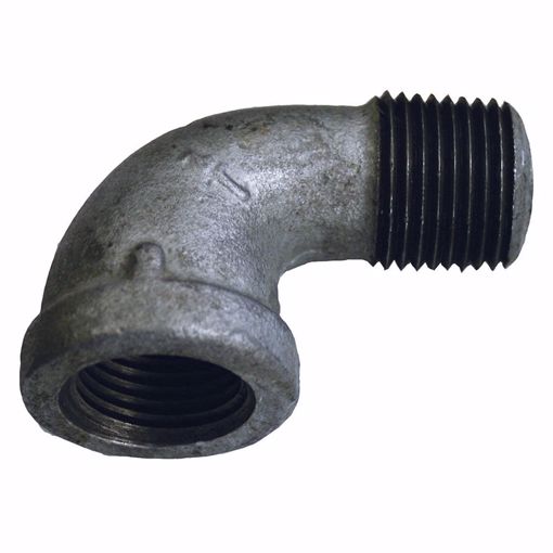 Picture of 1/8" Galvanized Iron 90° Street Elbow, Banded