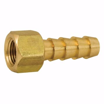 Picture of 3/8" x 1/4" Brass Hose Barb x FIP Adapter