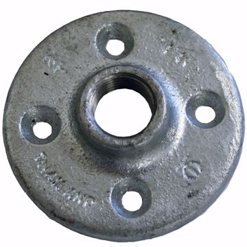 Picture of 1-1/2" Galvanized Iron Floor Flange