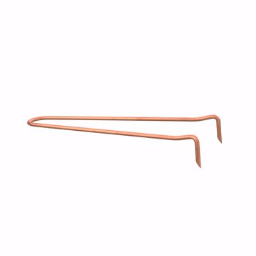 Picture of 3/4" x 4" Copper Clad Steel Wire Hook Pipe Hanger, Carton of 50