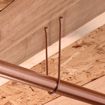 Picture of 3/4" x 4" Copper Clad Steel Wire Hook Pipe Hanger, Carton of 50