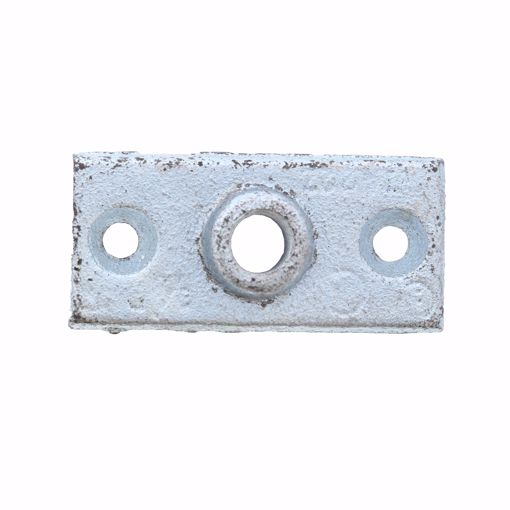 Picture of 3/8" Cast Iron Pipe Support Ceiling Plate, Zinc Finish