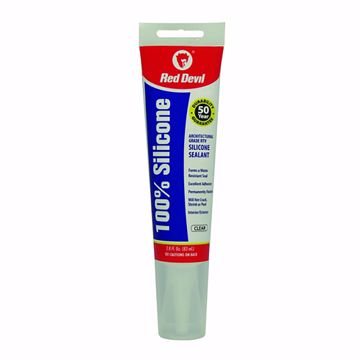 Picture of 2.8 oz. 100% Clear Silicone Tub and Tile Sealant, Carton of 12