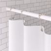 Picture of 36"-63" Adjustable Spring Tension Shower Rod, White