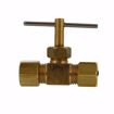 Picture of 1/4" OD Compression Straight Needle Valve