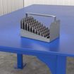 Picture of Steel Nipple Caddy Tray, 1/2" Size, 77 pc Capacity (10-1/2" x 7" x 6-1/2")