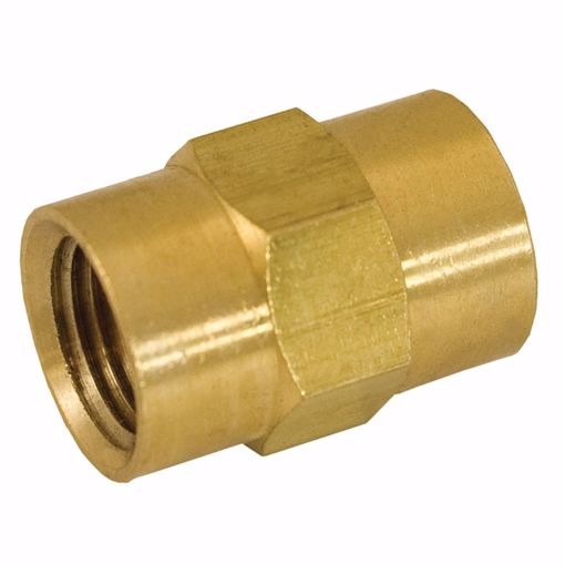 Picture of 3/4" Yellow Brass Coupling